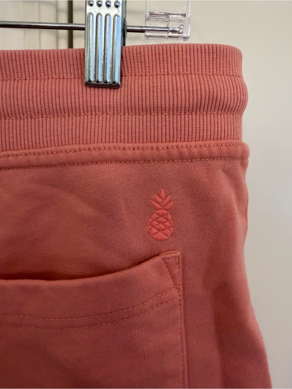 chubbies Coral Drawstring Shorts Terry Cloth Size Large 5.5” - Picture 5 of 5